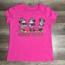 Minnie Mouse Pink Kids T-Shirt, Size M