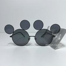 Disney Parks Mickey Mouse Ear Icon Sunglasses Adult UV Protection Black Frames