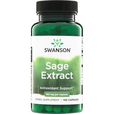 Swanson Sage 10:1 Extract 160 mg 100 Capsules