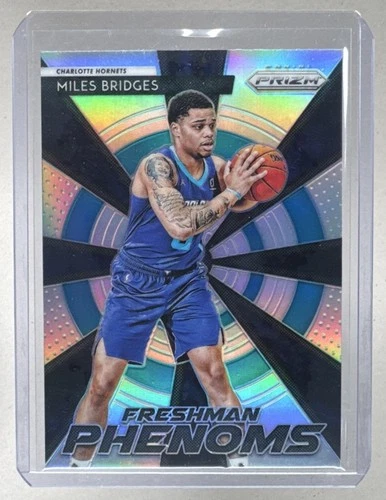 Miles Bridges 2018 Panini Prizm #14 Silver Freshman Phenoms Rookie RC