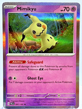 Pokemon TCG * SV Paldea Evolved * 97/193 Mimikyu HOLO RARE * NM