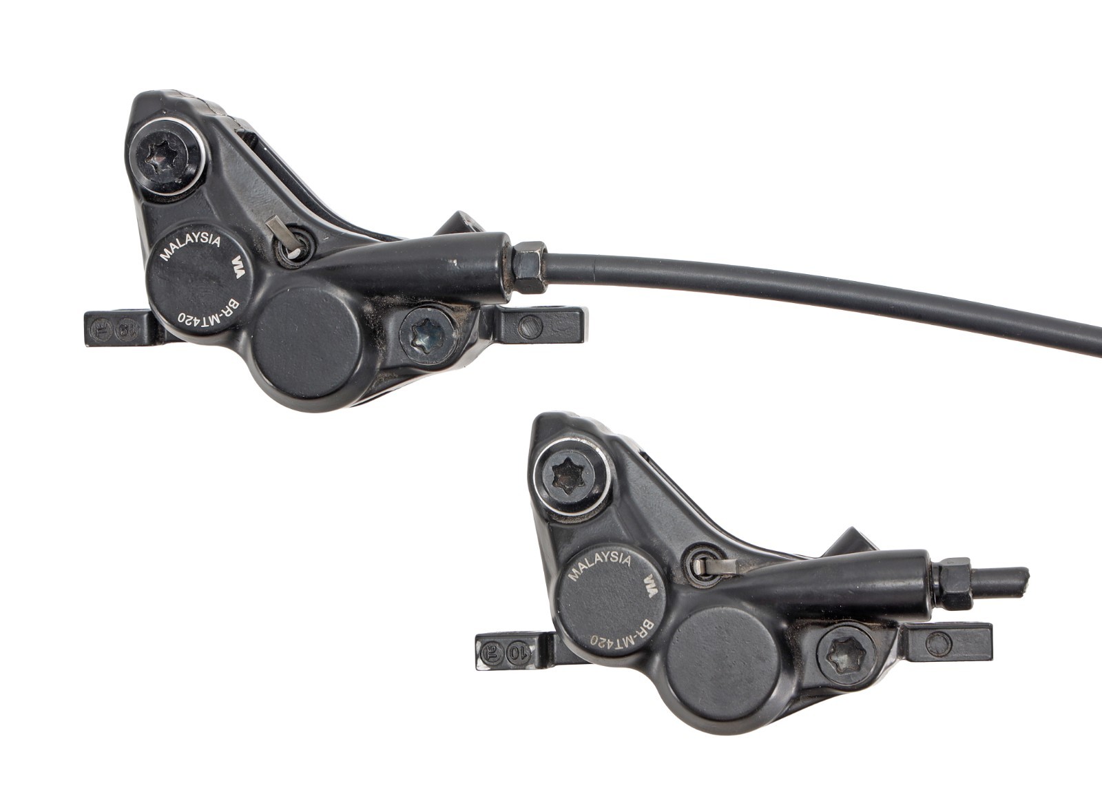 Shimano Deore BL-M4100 MTB Hydraulic Brake Lever SET + Calipers BR-MT420 Post