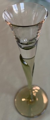 1 Rosenthal Studio-Linie Papyrus Candlestick Holder with Green Tulip Stem