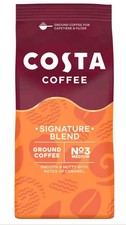 X 4 200g Costa Ground Coffee - Signature Roast & Ground for Cafetiere & Filter 20.19 per kilo