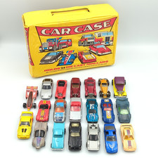 Vintage 70s 80s Hot Wheels Matchbox Diecast Car Lot of 20 w/ Carry Case