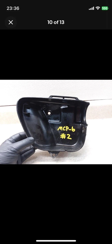 Carcasa de filtro de aire de colección 1972-1975 Honda XL250 XL 250 Motorsport MCP-6 #2 Foto 4 de 4