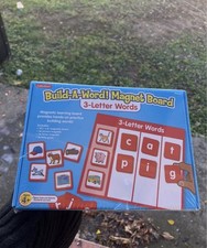 Lakeshore Build A Word Magnetic 3 Letter Words FF429 COMPLETE SET
