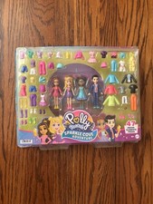 Mattel Polly Pocket Sparkle Cove Adventure Playset 4 Dolls and 47 Accessories