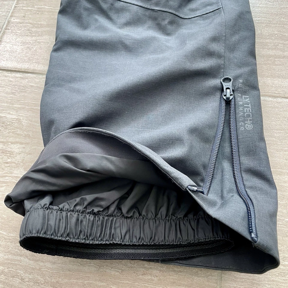 Women’s Size Medium Helly Hansen ULLR  Ski Snow Bib W/ RECCO Tech Gray Pink EUC - Image 4 of 4