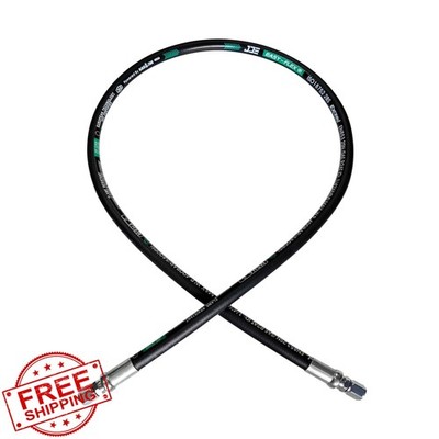 Heroson Hydraulic Hose Swivel 1/2'' JIC x JIC 48'' Long 3988 psi Black