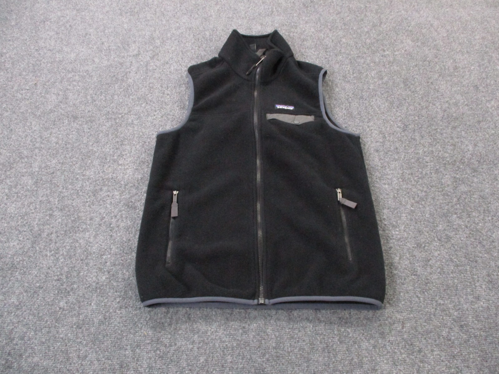 Patagonia Vest Jacket Mens S Black Synchilla Fleece Jumper Hiking Camping 25500