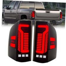 Sequential Full Led Tail Lights Compatible with 2007-2013 Chevy Style L