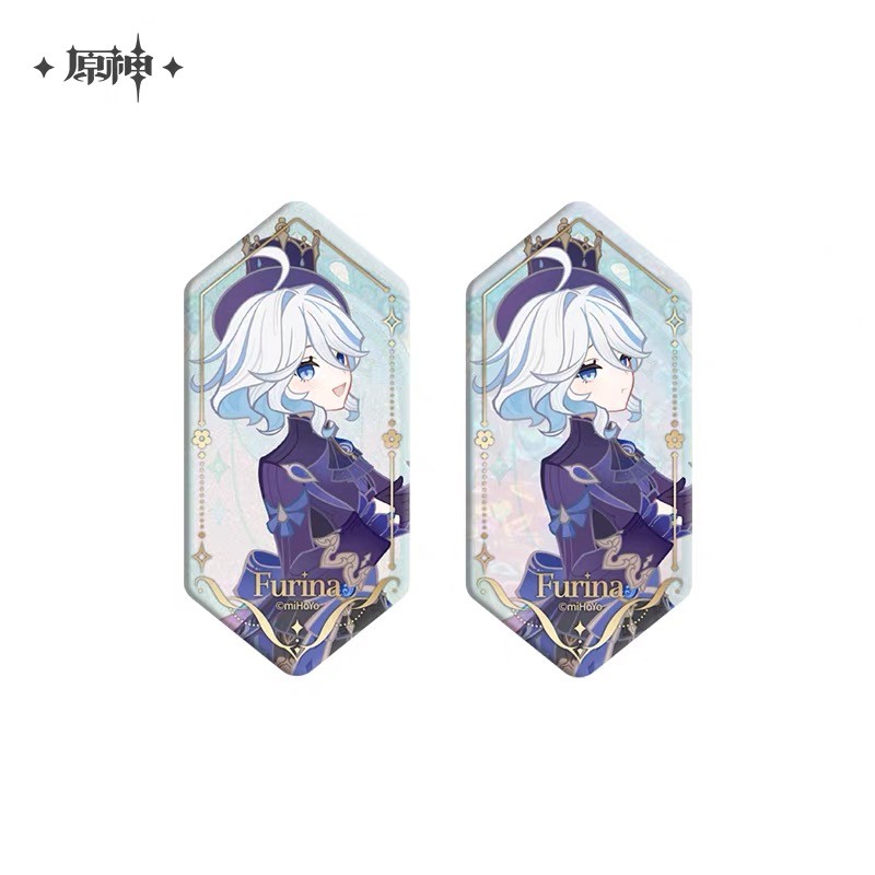 Official Genshin Impact Fragrant Fantasy Furina Focalors Badge