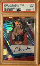 2022  Revolution WWE Autographs Charlotte #AG-CFL Cubic 8/49 (AUTO)