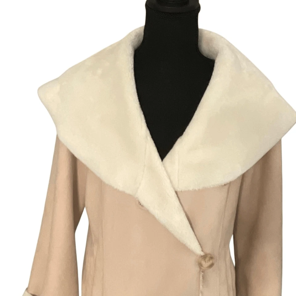 Dennis by Dennis Basso Women’s Faux Suede/Fur Winter Jacket/Coat - Image 3 of 4
