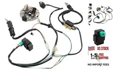 Kick Start Engine Wire Wiring Harness Loom Ignition Coil CDI Stator for