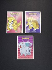 Pokémon Dunkin Boomer #27 Sandshrew #28 Sandlash #29 Nidoran 1999 Vintage