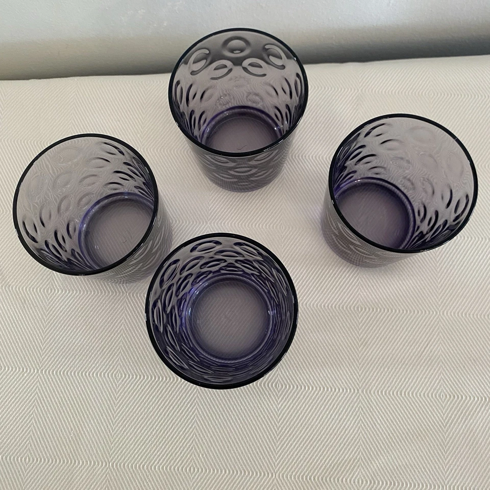 CONJUNTO DE 4 ou 8 copos de coquetel ametista roxo Pasabahce - Imagem 3 de 4