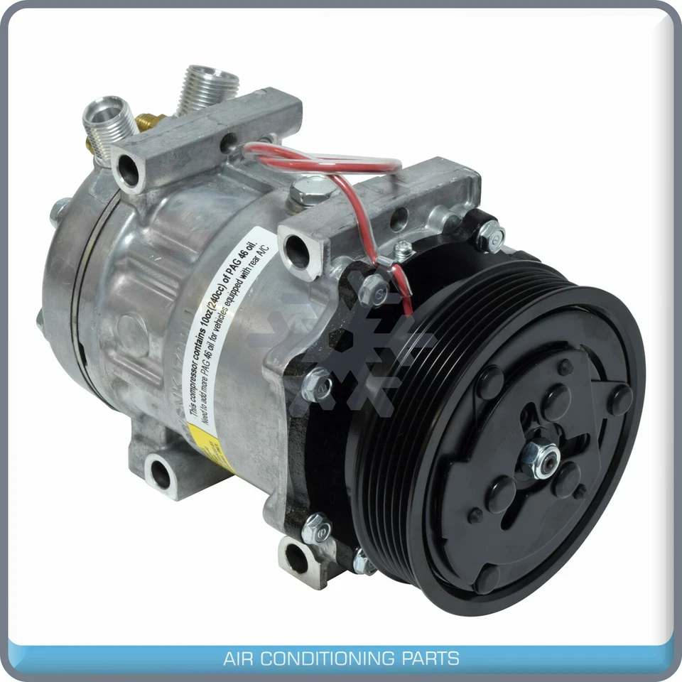 A/C Compressor for Ford Aerostar, Bronco, E-150, E-250, E-350, Escort, F-2... QU - Image 3 of 4