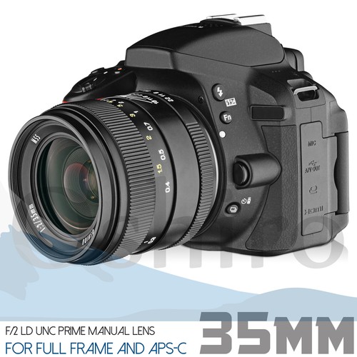 Oshiro 35mm f/2 Prime Lens for Canon 650D 700D 750D 760D 800D 500D 250D - Picture 8 of 8