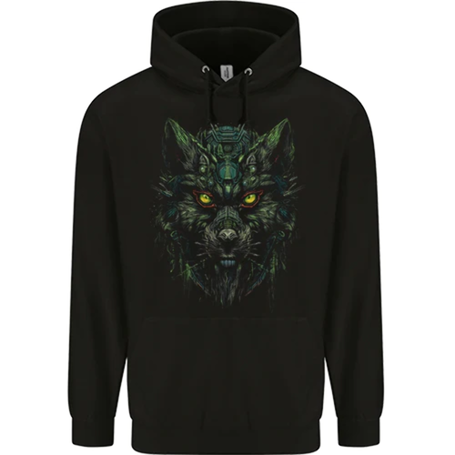 Cyber Wolf Werewolf Lycan Mens Womens Kids Unisex - Picture 70 of 102