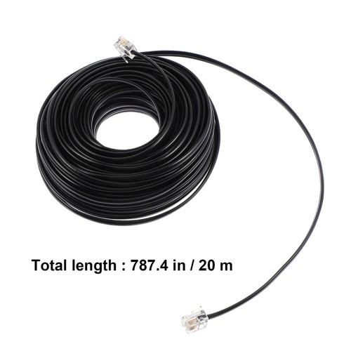 4- Phone Cord Phone Extension Cord 4- Core Landline Cable - Zdjęcie 7 z 12