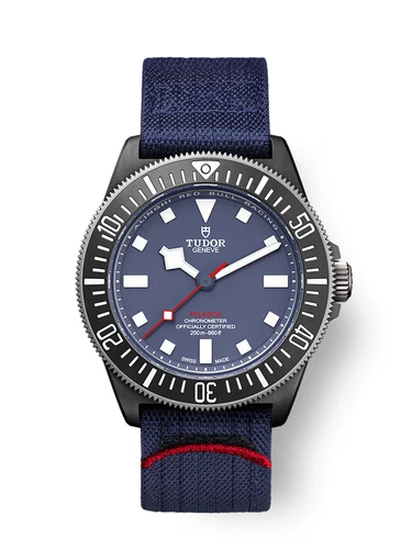 Tudor Pelagos FXD Blue Dial Black carbon composite Watch M25707KN-0001