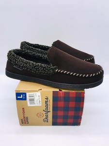 Dearfoams Para Hombre Antideslizante en Mocasines Zapatillas de espuma de  memoria-Marrón L (us 11-12) | eBay
