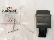 Tissot T-Race T048417A / T048427A Black Deployment Buckle Clasp For Rubber Strap