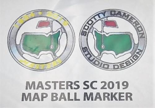 Scotty Cameron 2018 2019 Masters Limited Marker Set of 2 New Scotty Cameron 2018 2019 Masters Limited Marker Set of 2 New