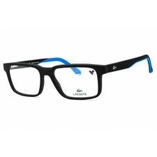 Lacoste Men's Eyeglasses Black Injected Propionate Full Rim 55mm Frame L2922 001