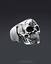 Miniaturansicht 7  - Masonic Skull Totenkopf Freimaurer Silber 925 Sterling Ring Zirkel Winkel