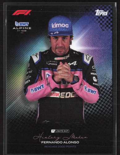 2022 Topps Lights Out Fernando Alonso - Bild 1 von 2