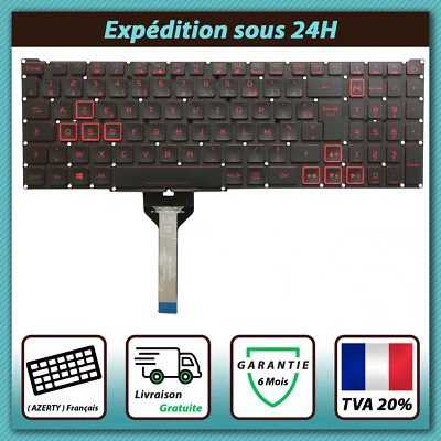 CLAVIER FRANÇAIS AZERTY POUR ACER NITRO 5 AN517-41 AN517-53 AN517-54 SERIES