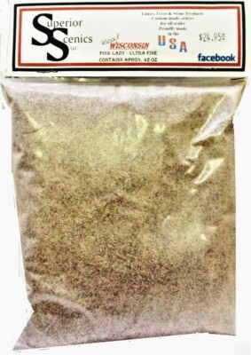 Superior Scenics CNW Chicago Northwestern Pink Lady Ultra Fine Ballast 42 oz Bag