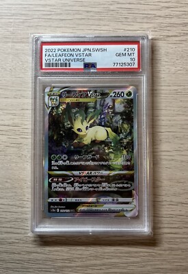 PSA 10 Leafeon VSTAR 210/172 Pokemon Vstar Universe SAR