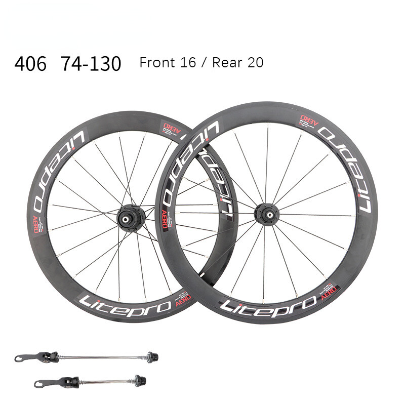 20 Inch BMX Bicycle Wheelset 811 Speed 406 / 451 Depth 40mm Folding