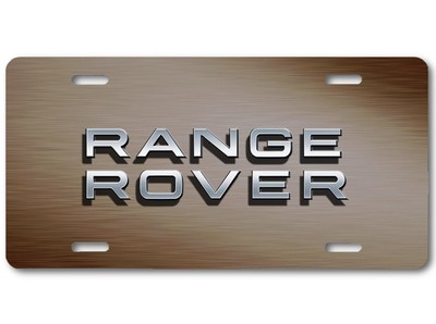 Range Rover LAND ROVER Aluminum Car License Plate British Carbon Bump green tint
