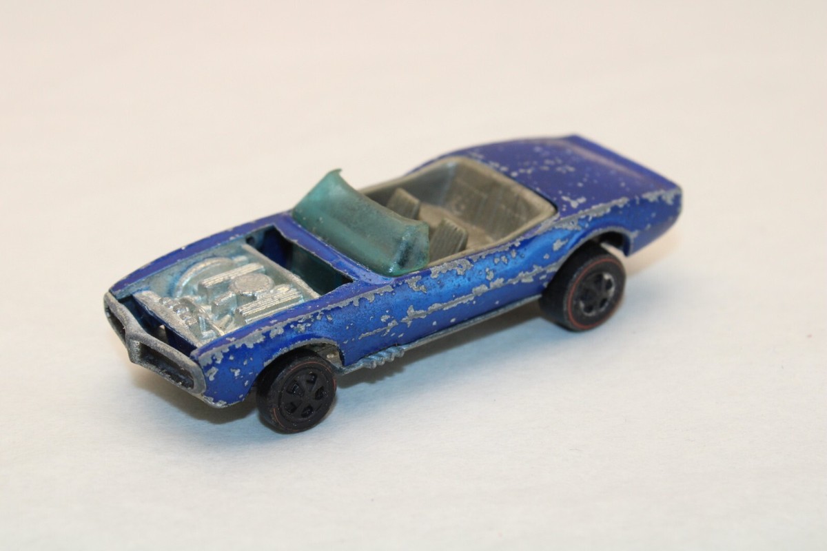 Hot Wheels Redline Custom Firebird 1967 Blue / blue windshield