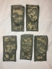 5  Pack-USGI Issued- MOLLE II- Double Mag Pouches-UCP- Excellent Condition
