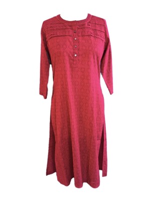 Anokhi Fuschia Kurta, 100% Cotton