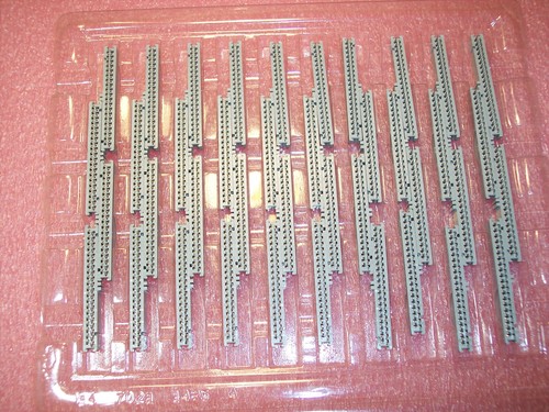 QTY (10) 3417-7600 3M 40 POSITION IDC RIBBON CABLE RECEPTACLES 26-28 AWG 2.54mm - Picture 3 of 5