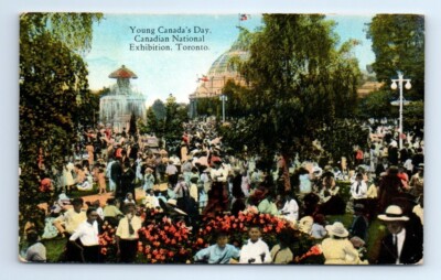 Toronto Canada YOUNG CANADA'S DAY Canadian National Exhibition Postcard c.1929