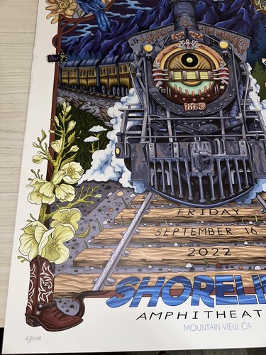 Morgan Wallen The Double Album Tour Sept 16 2022 Shoreline Amphitheatre Poster - Picture 4 of 7