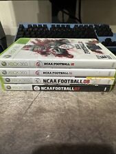 Lot of 4: Xbox 360 Games NCAA Football 07, 08, 11, 12 COMPLETE & TESTED