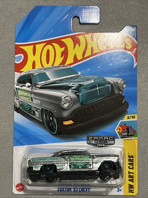 Hot Wheels Custom 53 Chevy ZAMAC 002 (Non NFTG STH Super Treasure Hunt Chase)
