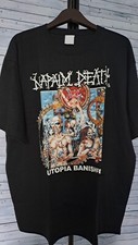 2 sided Napalm Death Utopia Banished Tshirt TE4462