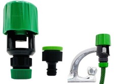 UKDD&reg; Kitchen Garden Watering Tap Hose Pipe Snap Connector & 3/4" Adapter Tool