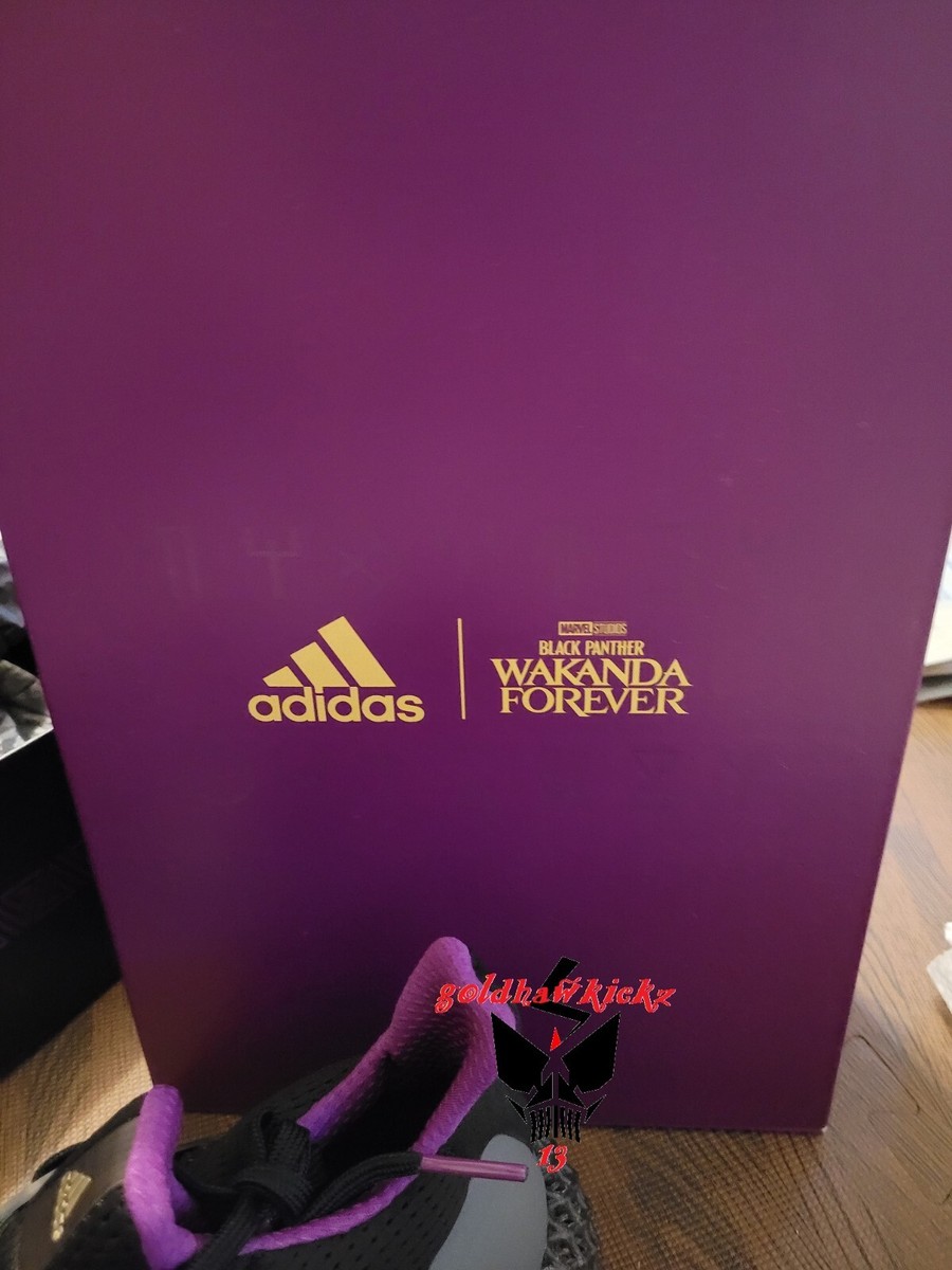 adidas Ultra 4D Marvel Black Panther Black Gold Purple wakanda