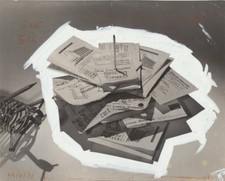 8X10 PHOTO ADVERTISEMENT OF HOSPITAL BILLS - LOS ANGELES, CA